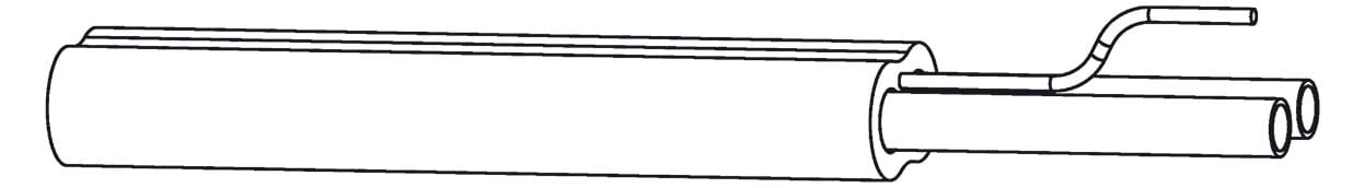 ROTEX - RXH164263 PROLUNGA CON X 100 PER TUBI DI COLL. DB