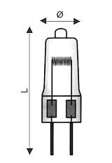 WIMEX - WIM4203025 UV-S BISP. G4 24V 20W