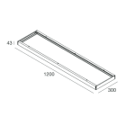 NOVALUX SPA - NOX102087.01 BOX PER INSTALLAZIONE A PLAFONE 1200X300: Kit da assemblare, non installabile a parete. Idoneo per l?alloggiamento del kit di emergenza (102025.99/102