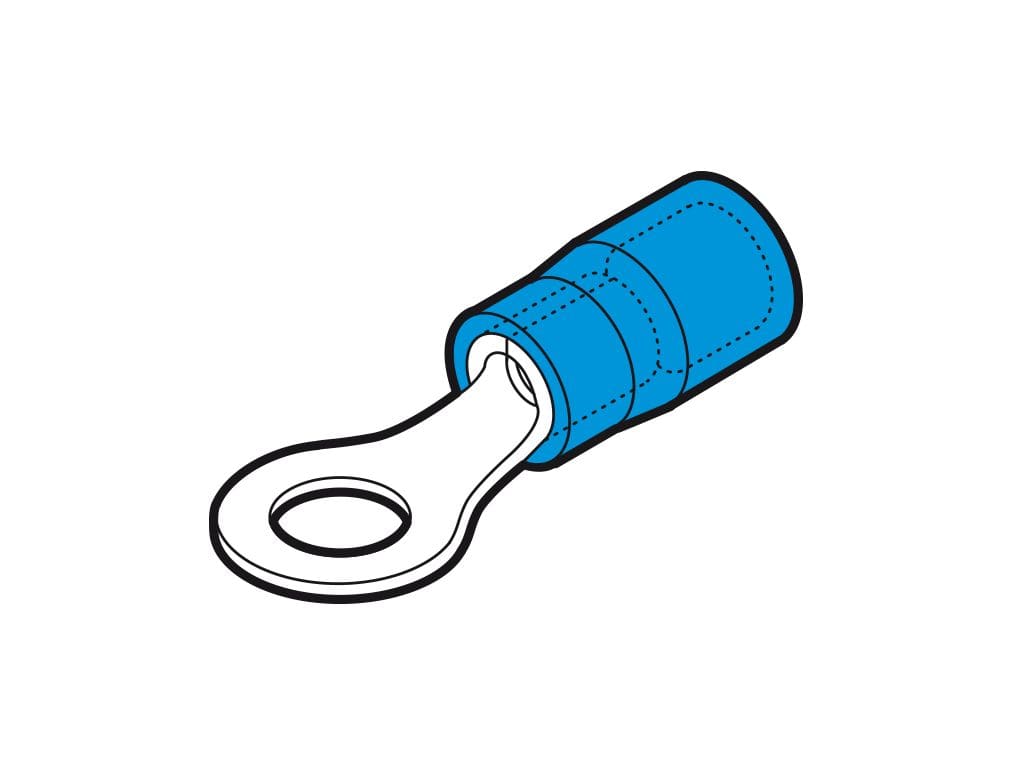 CEMBRE SPA - CEMBP-M3.5 CAPOC.HALOGEN FREE BLU OCCH.VITE 3,5MM.