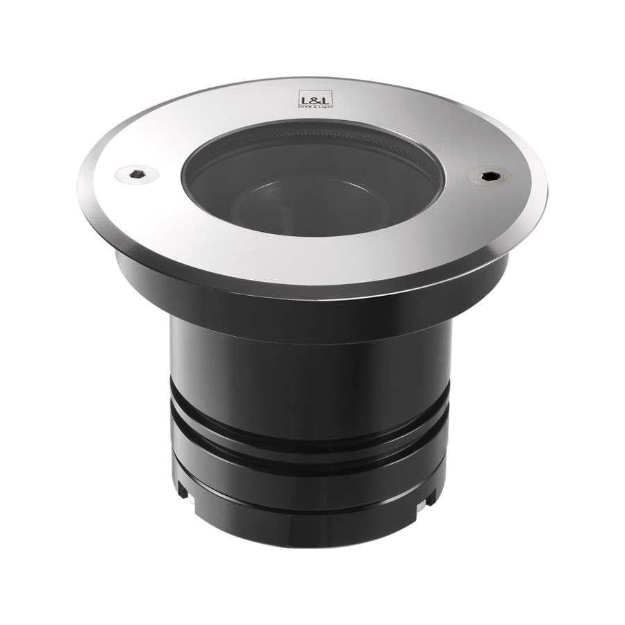 L&L LUCE E LIGHT - L&LCB3G01000090SI BRIGHT3.G 9W 24V 40K 12 INOX