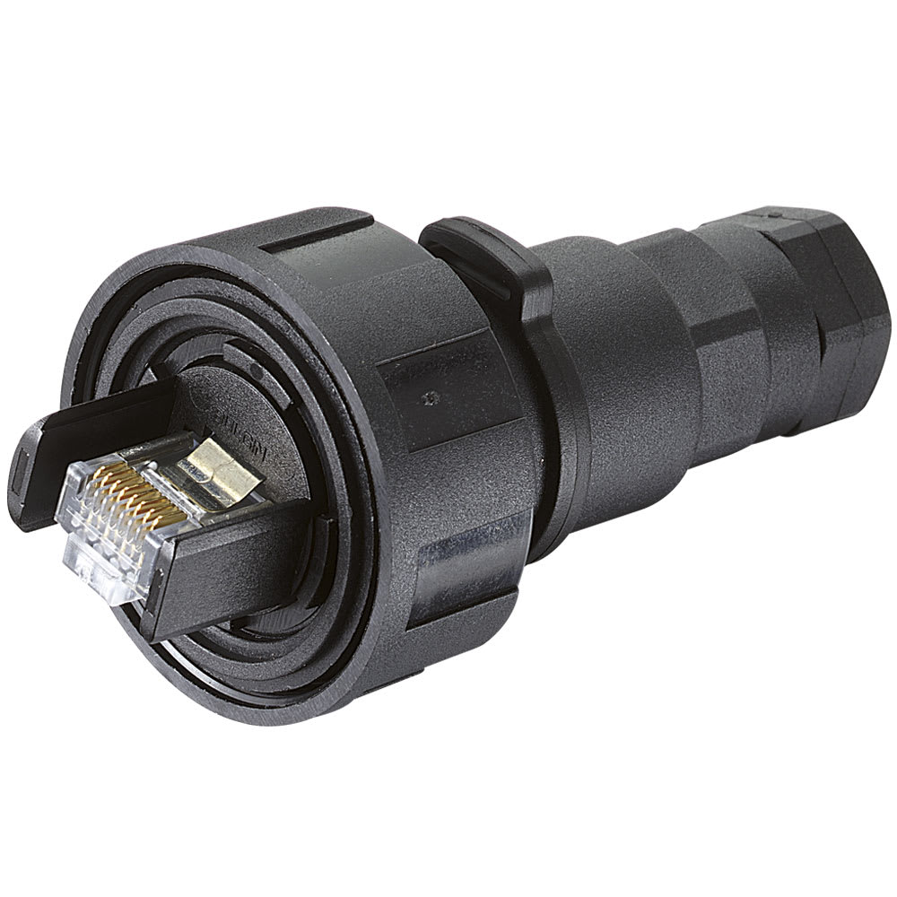 OMEGA FUSIBILI SPA - OMFPX0834/B CONN. VOLANTE RJ45 SCHER.