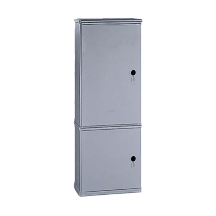 CONCHIGLIA - CON074115965 Serie BVT-BVN - Armadio in vetroresina a 2 vani, senza serratura, dim. 546 x 1460 x 424 mm (BxAxP)