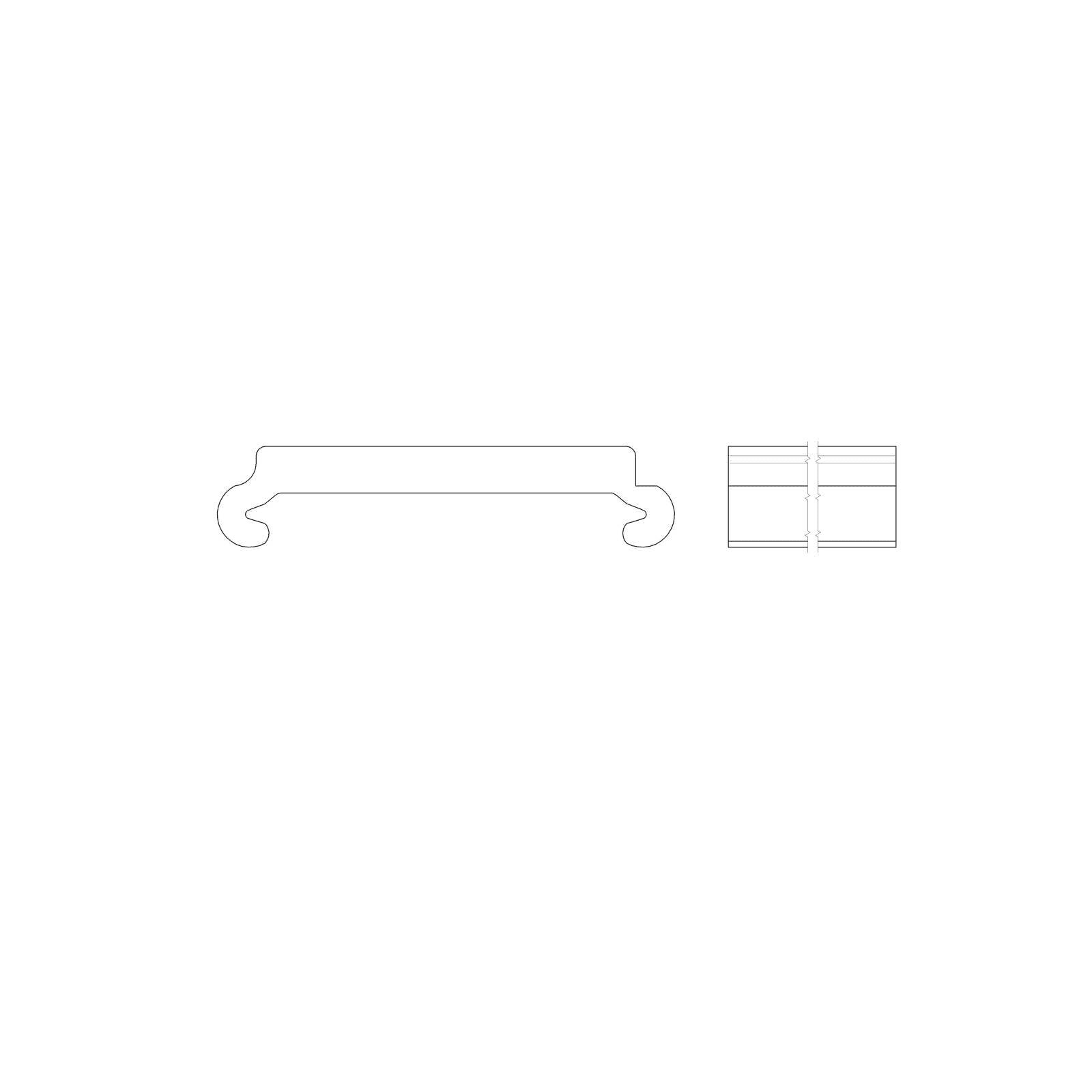 LINEA LIGHT (ILED) - ILD98886 COVER PROFILO TRASPARENTE 2M PC