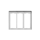 VIMAR SPA - VIWC323 CORNICE PER 3 PLACCHE 2M ALLUMINIO