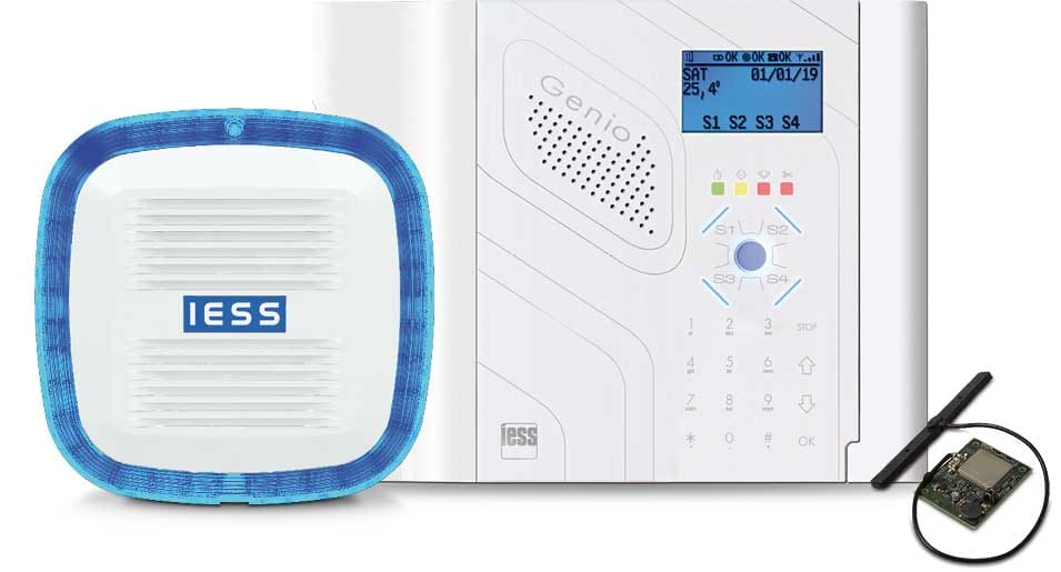 IESS SRL - EAAKIT1230PLUS KIT GENIOPLUS8 CON LTE 4G START + QUEEN