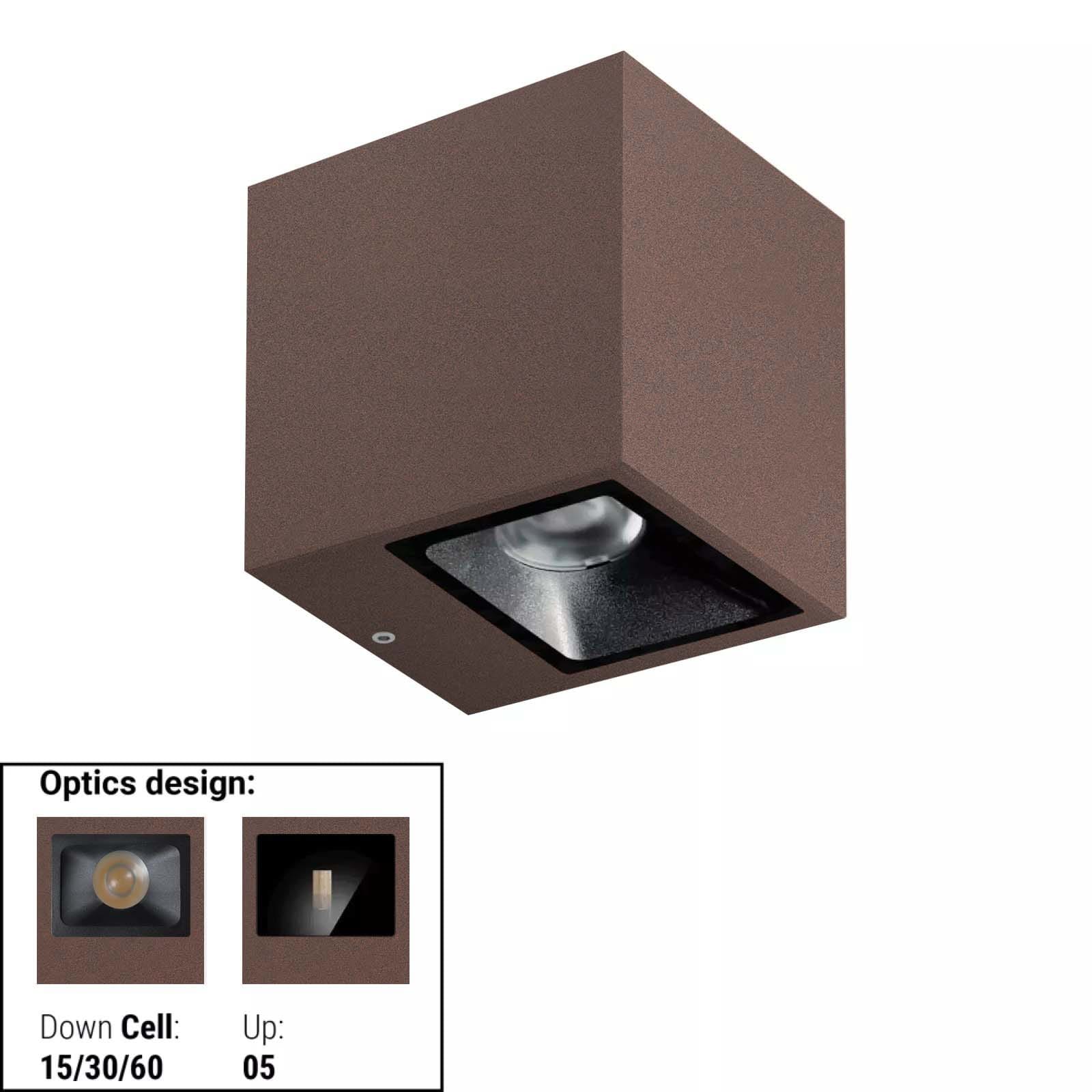 LINEA LIGHT (ILED) - ILD76369W60 CUBIT 10 2L BI-EM 15WAC DALI CT