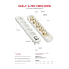 LE PROLUNGHE SAS - PRG406 CABLY U.6U C/IN 3G1.5 SP/SCH 90 MT1.5 BN