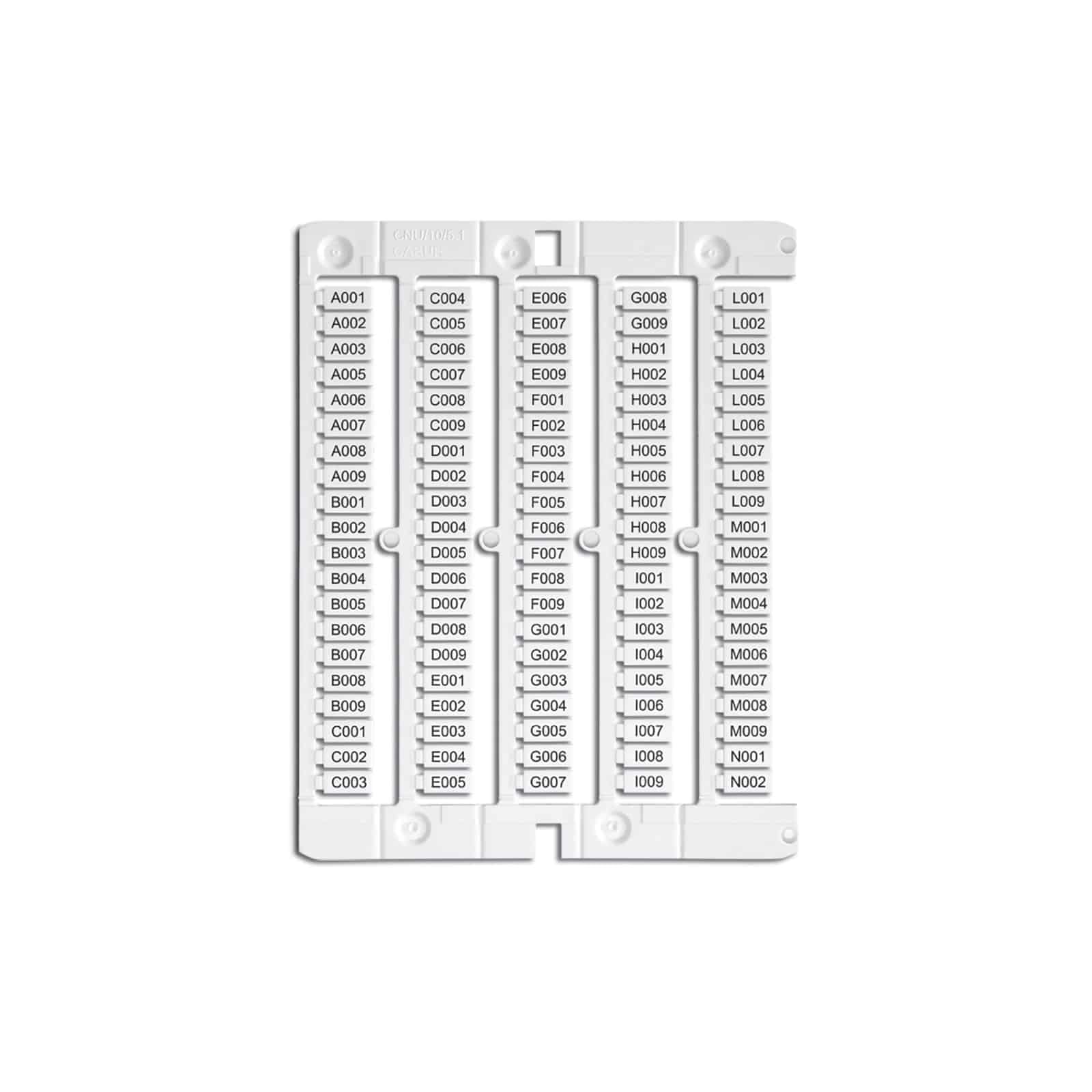 CABUR SRL - CBRNU1035S CNU/10/3.5 TESSERA NEUTRA 10 MM P.3.5