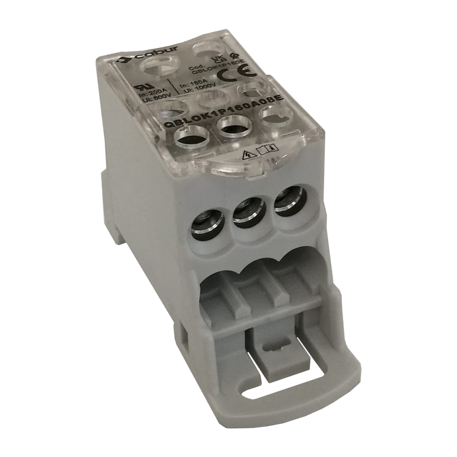 CABUR SRL - CBRQBLOK1P125E QBLOK1P125A08E MORSETTIERA 125A 8 FORI