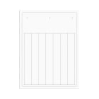 CABUR SRL - CBRTAM7015B TARGHETTA PVC FLAT NERO 15X70 MM