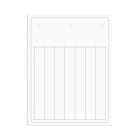 CABUR SRL - CBRTAM3515AW TARGHETTA ADES. PVC FLAT BIANCA 15X35 MM