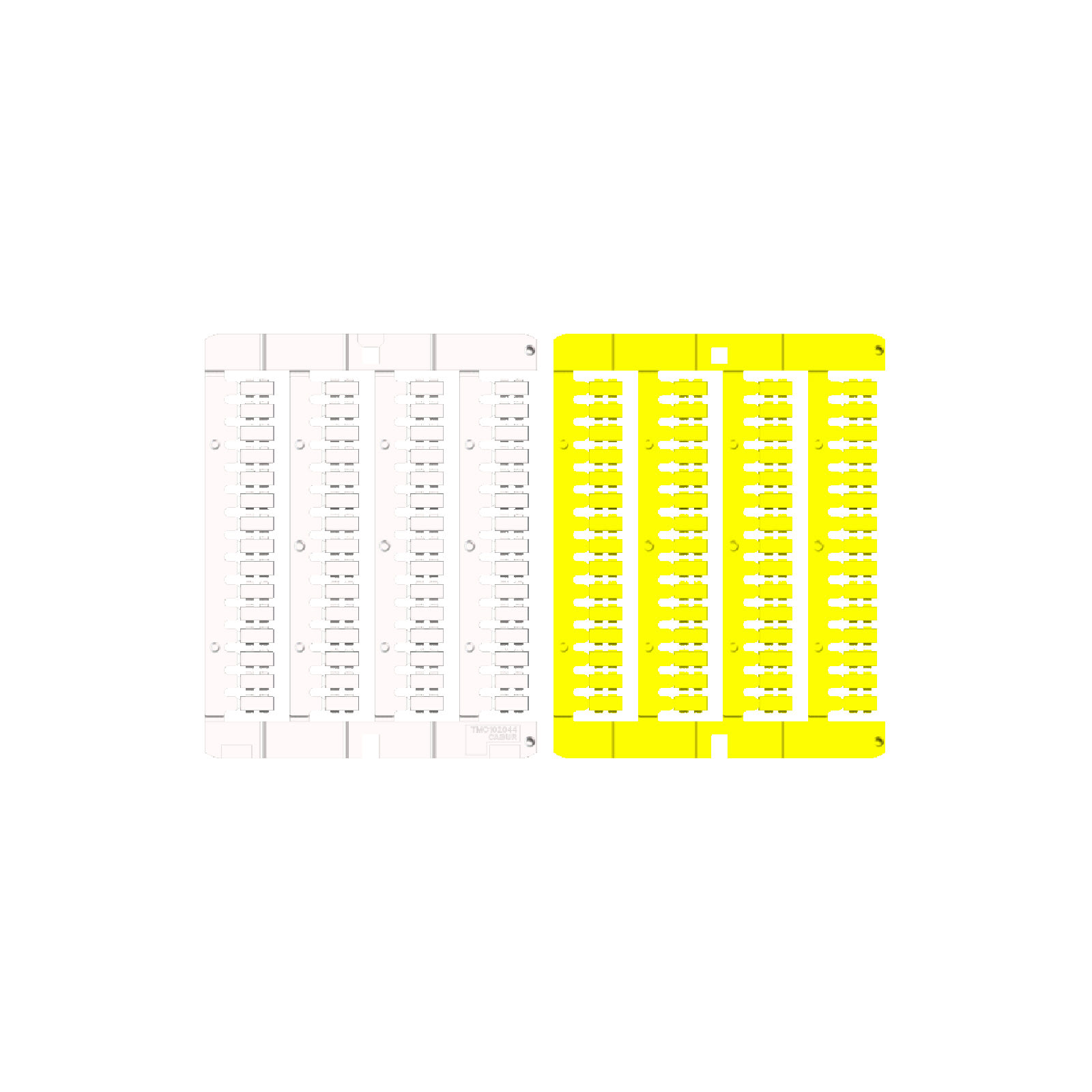 CABUR SRL - CBRTMC102044YS TES.MARCAFILO L=10MM D1,6-3,2 GIALLO