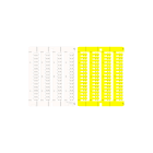 CABUR SRL - CBRTMC101632YS TES.MARCAFILO L=10MM D1,6-3,2 GIALLO
