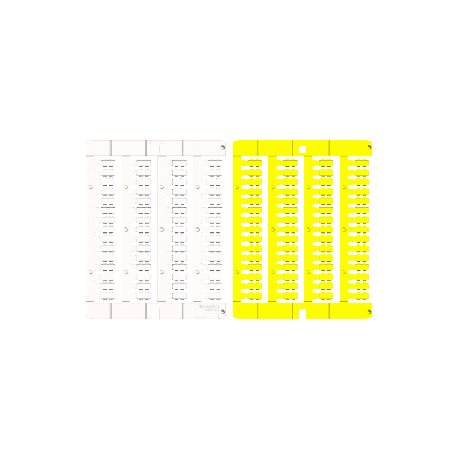 CABUR SRL - CBRTMC102044YS TES.MARCAFILO L=10MM D1,6-3,2 GIALLO