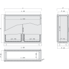 DKC-RAMBLOCK - RMBR5CAE10204 ARM MONO OR 1000X2000X400 PORTA - RETRO