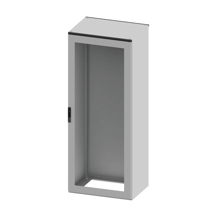 DKC-RAMBLOCK - RMBR5CAE1464X Armadio monoblocco CAE, dimensioni 1400 x 600 x 400 mm (AxLxP), porta trasparente