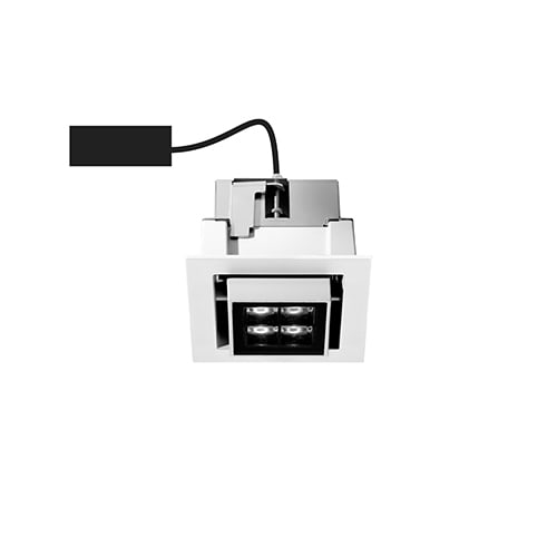 SIMES SPA - SMVS.7400W.01 CATCH QUA 4 BAS+LED 9W FL D2/P BIA