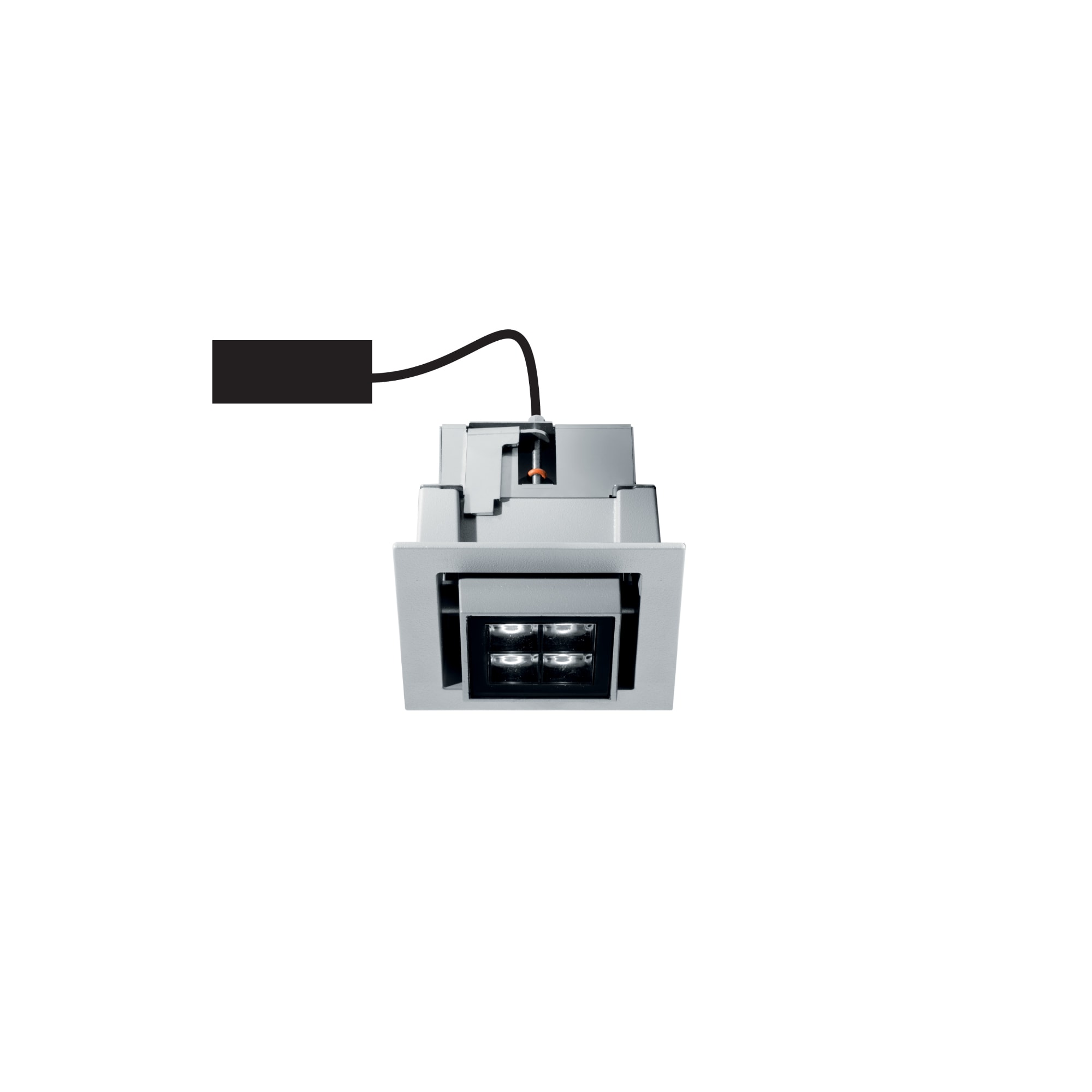SIMES SPA - SMVS.7400N.14 CATCH QUA 4 BAS+LED 9W FL D2/P GRI
