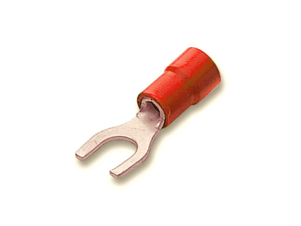 CEMBRE SPA - CEMRF-U4/2 CAPOCORDA ROSSO A FORCELLA VITE 4MM B=7,