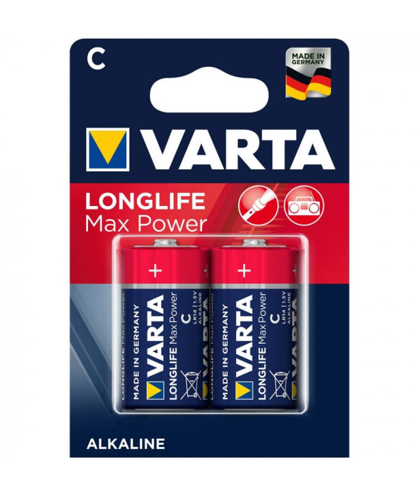 VARTA CONSUMER BATT - VAT04714101402 C MEZZA TORCIA LONGLIFE MAXPOWER X2 BLI
