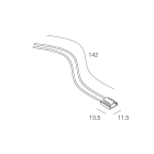 NOVALUX SPA - NOX100969.99 CONNETTORE CAVO-STRIP (10 pz) Provvisto di cavo di alimentazione.