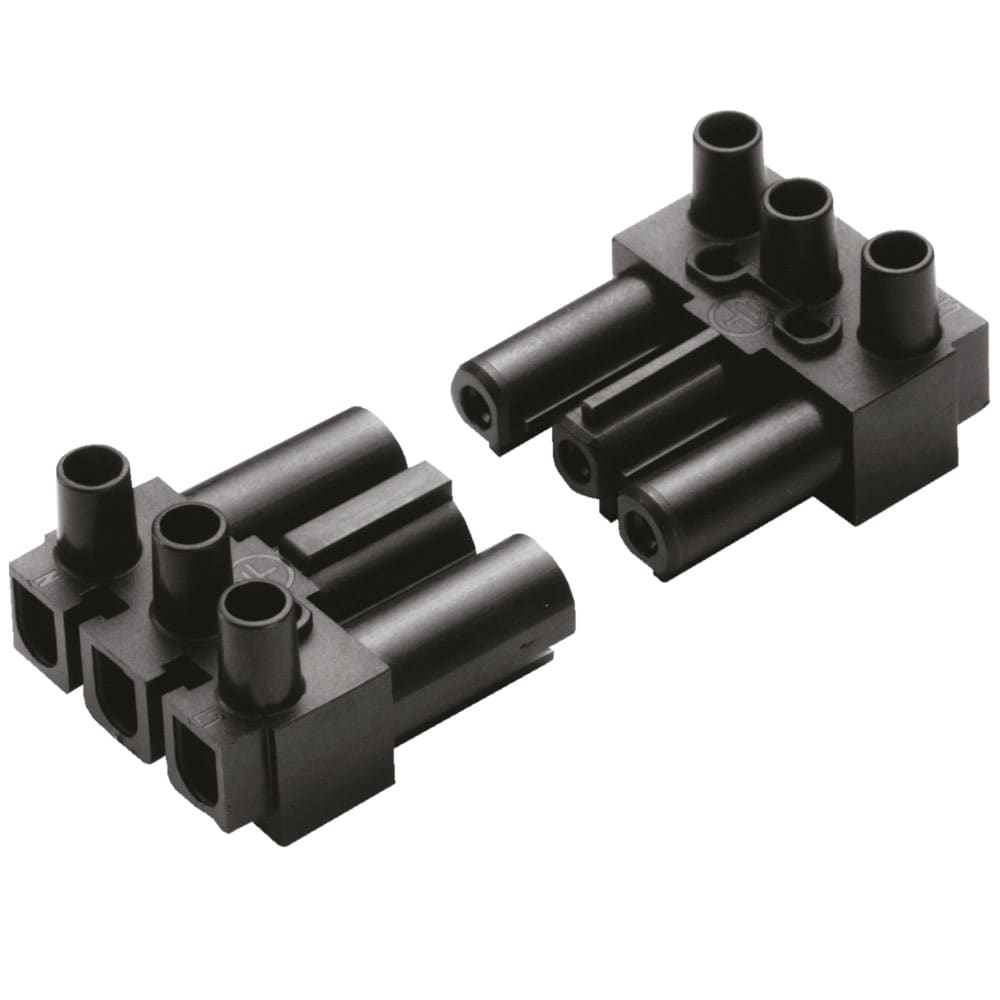 OMEGA FUSIBILI SPA - OMFAC166GBU/3BK PRESA AC166G 3 POLI NERA