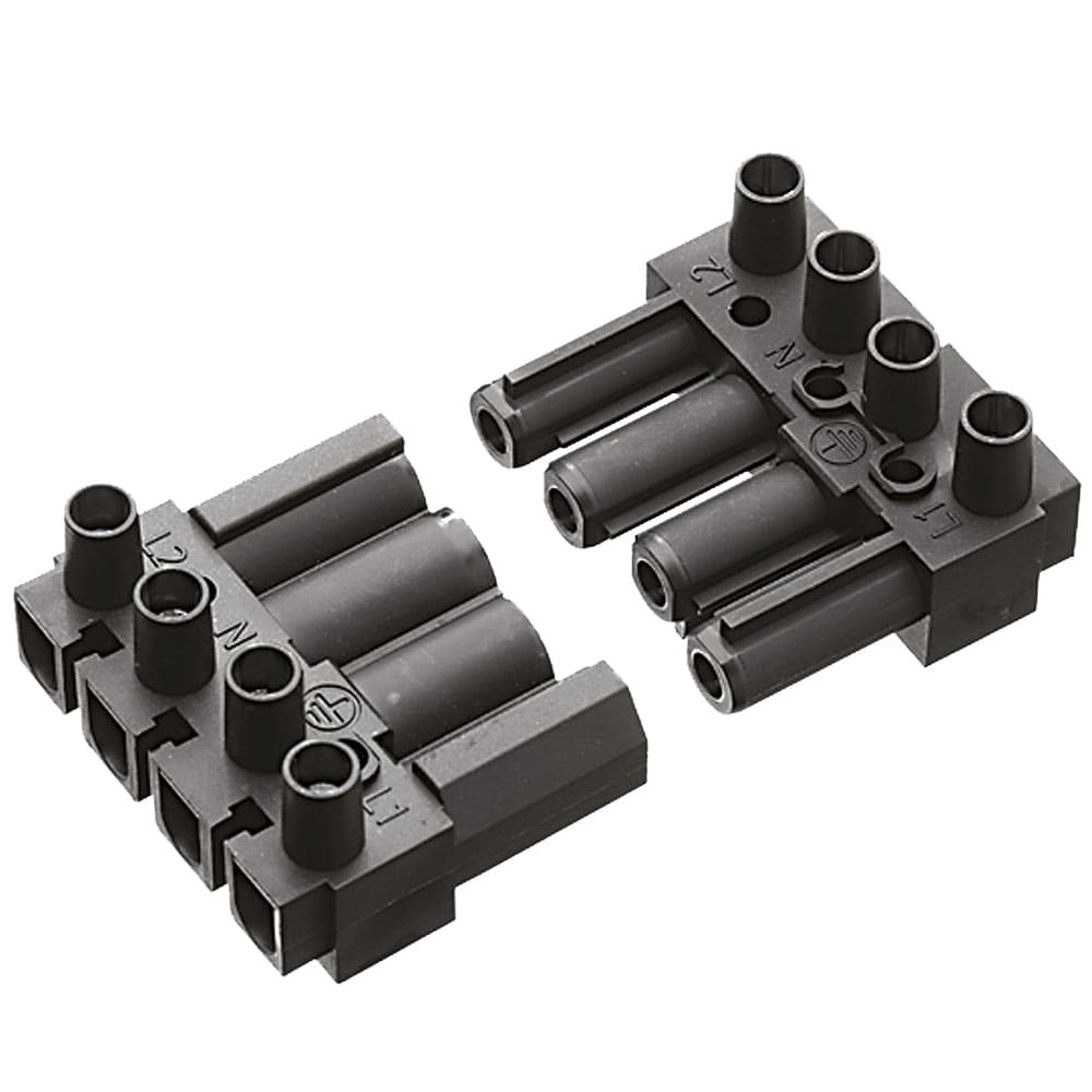 OMEGA FUSIBILI SPA - OMFAC166GST/4BK SPINA AC166G 4 POLI NERA