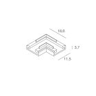 NOVALUX SPA - NOX100968.99 CONNETTORE STRIP-STRIP ANGOLO 90° (10 pz)