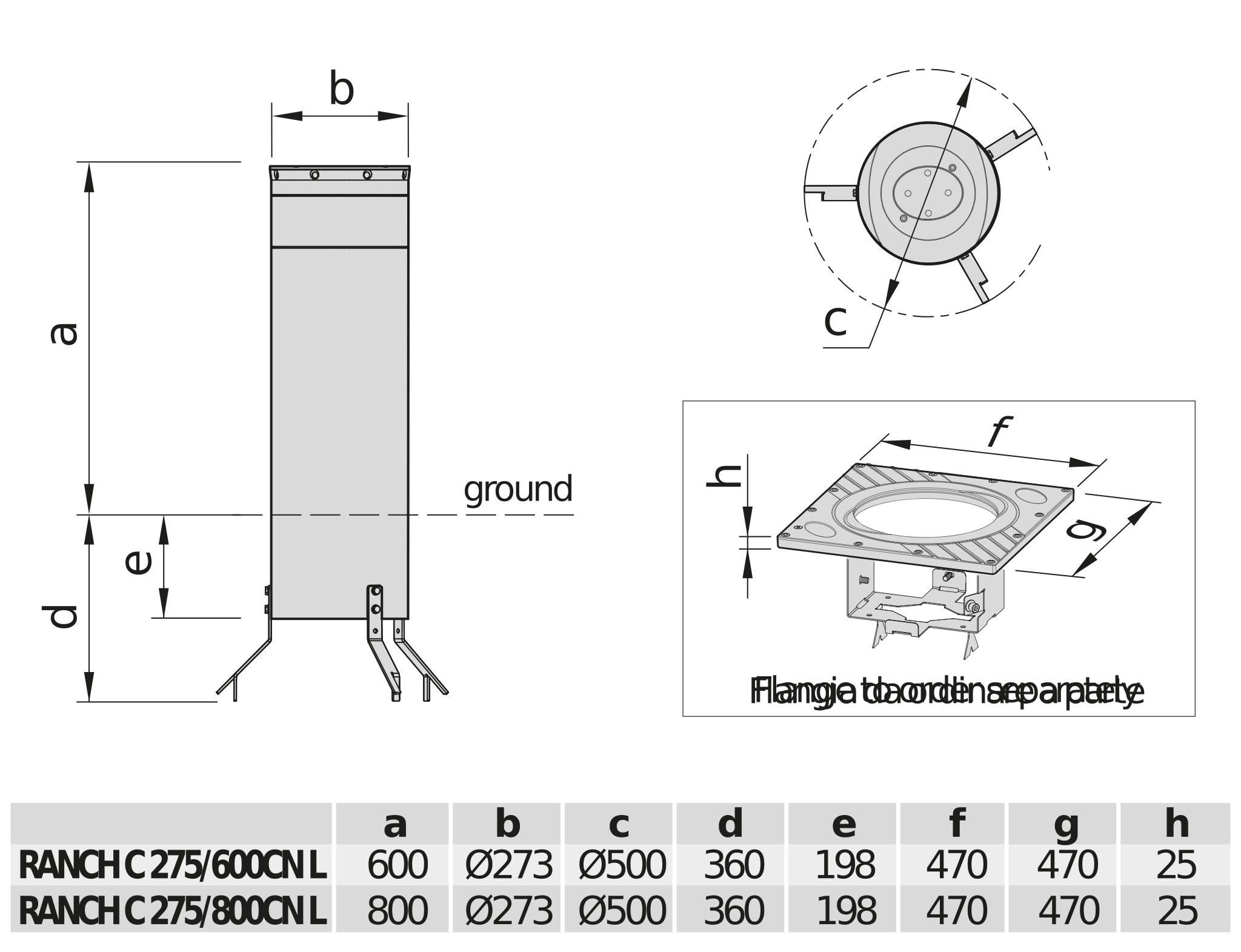 BFT - BFT2605601 RANCH C 275/600CN L