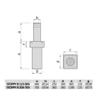 BFT - BFT2601350 STOPPY B 200/700 DISS.ELETTROMECC.