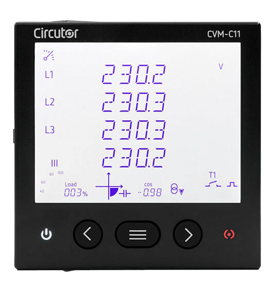 ASITA - ASICVM/C11 ANALIZZATORE DI RETE DA QUADRO 96X96 X T