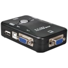ELCART DISTRIBUTION - ERT407100000 KVM VGA 2 PORTE USB CON SWITCH