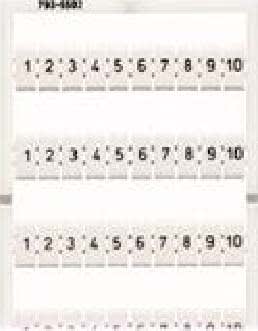 WAGO ITALIA SRL - WAG793-4503 SCHEDA DI MARCATURA WMB COME SCHEDA, BIA