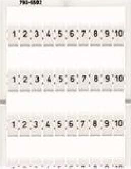 WAGO ITALIA SRL - WAG793-5502 SCHEDA DI MARCATURA WMB COME SCHEDA, BIA