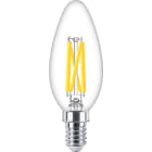 SIGNIFY ITALY SPA - PHLMLCAN40927E14 MASTER, LED, B35, 40 W, E14, 2200 K, 2700 K, 470 lm, CRI 90, 25000 ore, Vetro