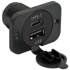 ELCART DISTRIBUTION - ERT080153200 DOPPIA PRESA USB+USBC 5V 3A PANN