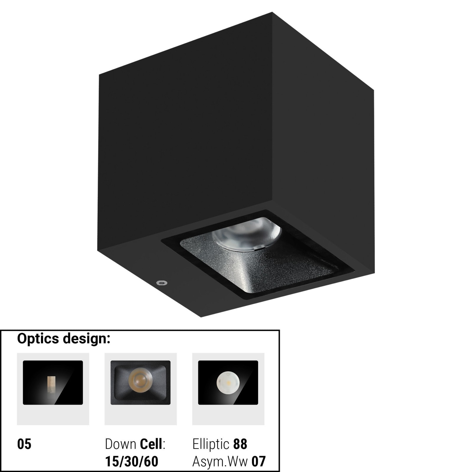 LINEA LIGHT (ILED) - ILD76247W07 CUBIT 31 1L MONO 17WAC ON/OFF NG