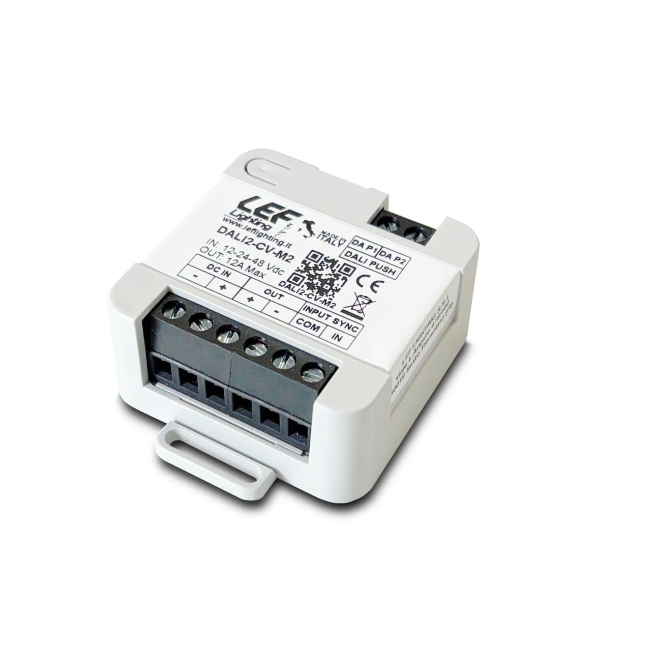LEF LIGHTING SRL - LEFDALI2-CV-M2 INT.DIM.12-24-48V 12A PUSH/0-10V/DALI/TF