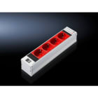 RITTAL SPA - RIT7856240 MODULO PSM PASSIVO ROSSO 4 PRESE SCHUKO