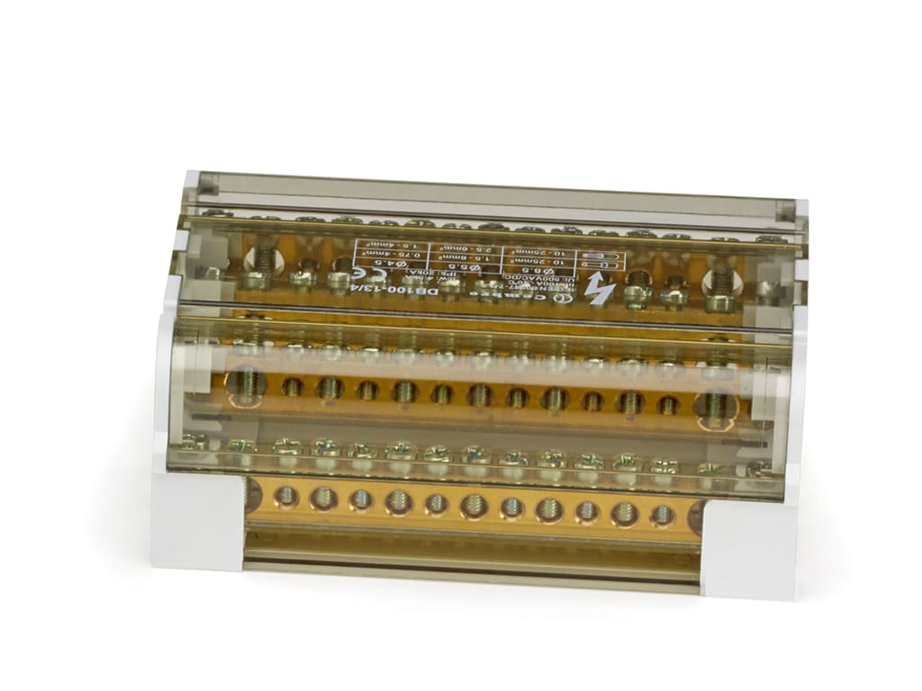 CEMBRE SPA - CEMDB100-13/4 RIPARTITORE TETRAPOLARE 100A 15VIE SEZ.2