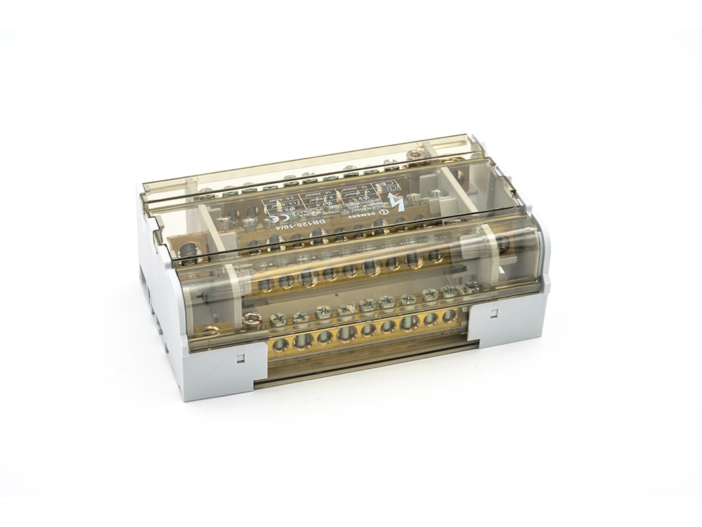 CEMBRE SPA - CEMDB125-10/4 RIPARTITORE TETRAPOLARE SERIE DBLOCK, A SERRAGGIO DIRETTO, 125A 11 VIE SEZIONE INGRESSO 35mmq