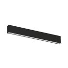 LINEA LIGHT (ILED) - ILD9547N BOX APPL.L600 L28W 4000K NERO RAG