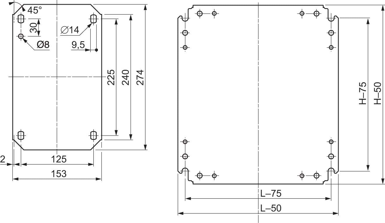 SCHNEIDER ELECTRIC - SNRNSYMM1212 PIASTRA INT. LAM. 1200X1200