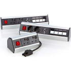 MAYFLEX UK LIMITED - EXL555-285 EXCEL DESK POWER 2XSCHUKO 2XUSB PWR 4X6C