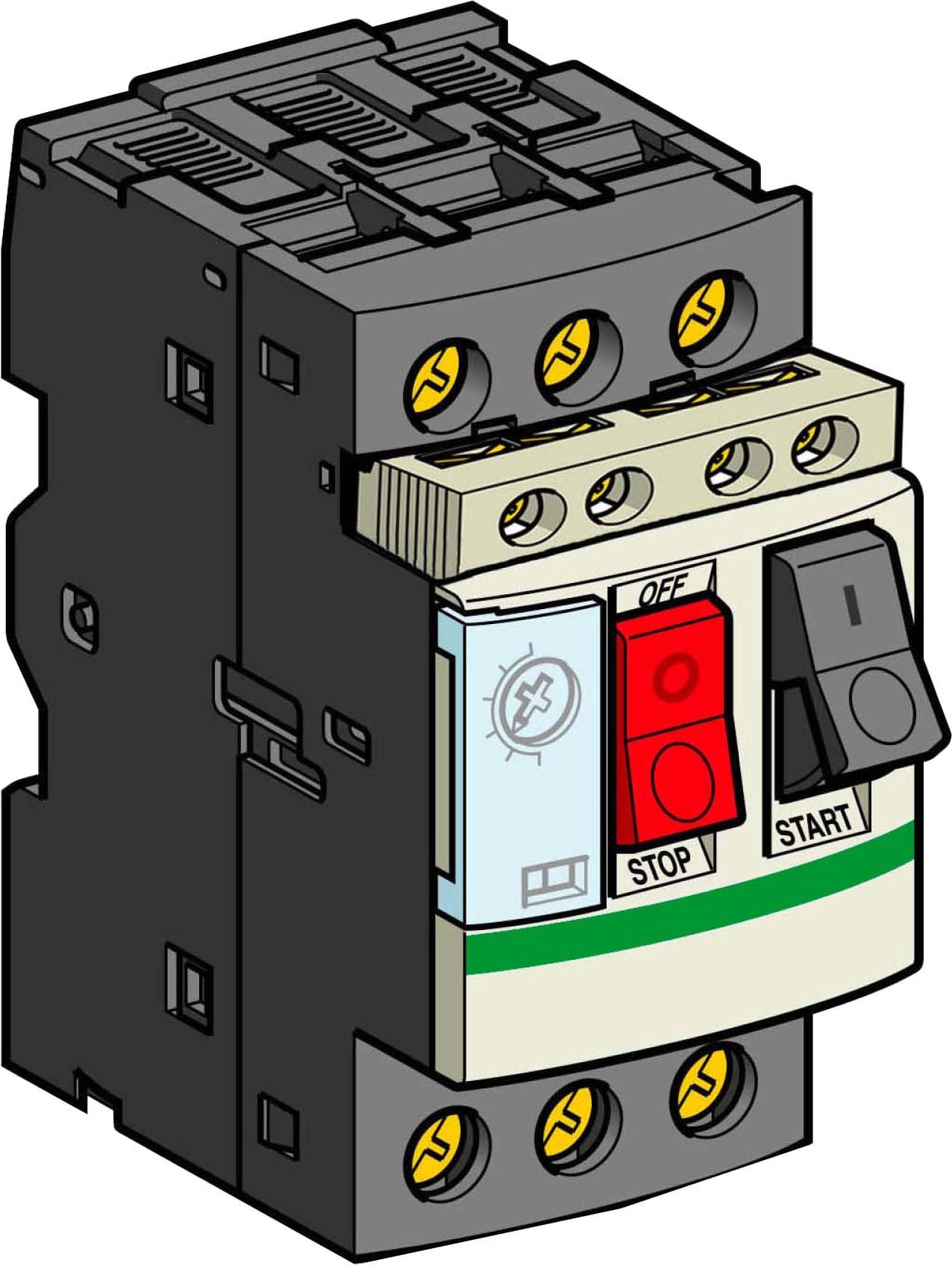 SCHNEIDER ELECTRIC - SNRGV2ME07AE11TQ INTMAGTERGV2 PULS 1,6-2,5A VITE 1NO1NC