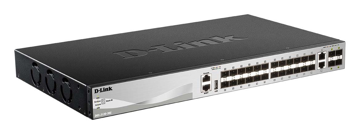 D-LINK MEDITERRANEO - DLKDGS-3130-30S/SI SWITCH GEST L3 24 X SFP, 2X10GB, 4XSFP+