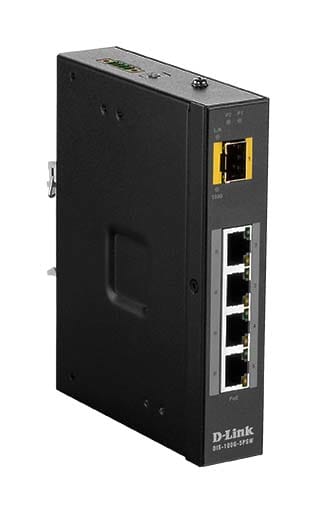 D-LINK MEDITERRANEO - DLKDIS-100G-5PSW SWITCH INDUSTRIAL UNMANAG 4XGBPOE120W 1X