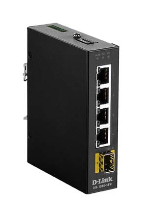 D-LINK MEDITERRANEO - DLKDIS-100G-5SW SWITCH INDUSTRIAL UNMANAGED 4XGB, 1XSFP