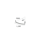 NOVALUX SPA - NOX110813.99 DOMYNOS: PCB 3K 48V 3.3W R.300MM A45